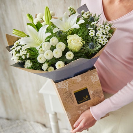 Handcrafted Winter Bouquet Flower Arrangement